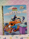 Vintage 1997 1st Edition Disney's Mickey & Friends: Let's Go to the Airport Little Golden Book Hardcover