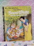 Vintage 1992 Disney's Snow White & the Seven Dwarfs Little Golden Book Hardcover