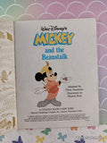 Vintage 1992 Disney's Mickey & the Beanstalk Little Golden Book Hardcover