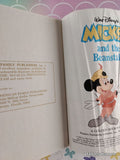 Vintage 1988 1st Printing Walt Disney's Mickey & the Beanstalk Little Golden Book Hardcover