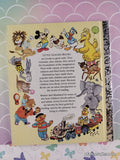 Vintage 1988 1st Printing Walt Disney's Mickey & the Beanstalk Little Golden Book Hardcover