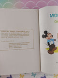 Vintage 1974 Disney's Mickey Mouse & the Great Lot Plot Little Golden Book Hardcover