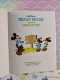 Vintage 1974 Disney's Mickey Mouse & the Great Lot Plot Little Golden Book Hardcover