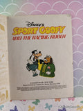 Vintage 1984 1st Printing Disney's Sport Goofy & the Racing Robot Little Golden Book Hardcover