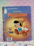 Vintage 1990 Disney's Pinocchio Little Golden Book Hardcover