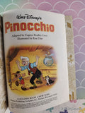 Vintage 1990 Disney's Pinocchio Little Golden Book Hardcover