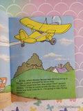 Vintage 1987 Disney's Mickey Mouse Heads for the Sky Little Golden Book Hardcover