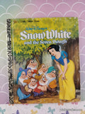 Vintage 1996 Disney's Snow White & the Seven Dwarfs Little Golden Book Hardcover
