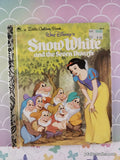 Vintage 1993 Disney's Snow White & the Seven Dwarfs Little Golden Book Hardcover
