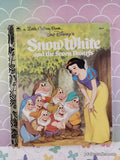 Vintage 1994 Disney's Snow White & the Seven Dwarfs Little Golden Book Hardcover