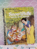 Vintage 1993 Disney's Snow White & the Seven Dwarfs Little Golden Book Hardcover