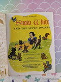 Vintage Disney's Snow White & the Seven Dwarfs Little Golden Book Hardcover