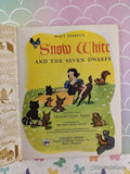 Vintage 1976 40th Printing Disney's Snow White & the Seven Dwarfs Little Golden Book Hardcover