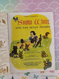 Vintage Disney's Snow White & the Seven Dwarfs Little Golden Book Hardcover