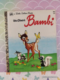 Vintage 1973 35th Printing Disney's Bambi Little Golden Book Hardcover