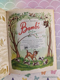 Vintage 1973 35th Printing Disney's Bambi Little Golden Book Hardcover