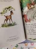 Vintage 1973 35th Printing Disney's Bambi Little Golden Book Hardcover