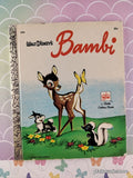 Vintage 1971 30th Printing Disney's Bambi Little Golden Book Hardcover