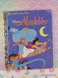 Vintage 1993 Disney's Aladdin Little Golden Book Hardcover