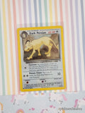 Vintage Rare Dark Persian 6/110 Legendary Holographic Pokemon Card - VG