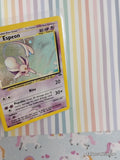 Vintage Rare Espeon 1/75 Neo Discovery Holographic Pokemon Card - MP/Creased