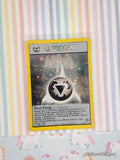 Vintage Rare Metal Energy 19/111 Neo Genesis Holographic w/Swirl Pokemon Card - MP/Creased