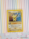 Vintage Rare Pichu 12/111 Neo Genesis Holographic Pokemon Card - VG