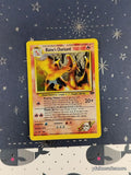Vintage Rare Blaine's Charizard 2/132 Gym Challenge Holographic Pokemon Card - MP/Creased