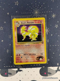 Vintage Rare Brock's Ninetales 3/132 Gym Challenge Holographic Pokemon Card - LP