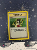 Vintage Rare Erika 16/132 Gym Heroes Holographic w/Swirl Pokemon Card - VG