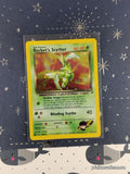 Vintage Rare Rocket's Scyther 13/132 Gym Heroes Holographic Pokemon Card - MP/Creased