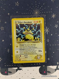 Vintage Rare Lt. Surge's Electabuzz 6/132 Gym Heroes Holographic Pokemon Card - VG