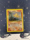 Vintage Rare Blaine's Moltres 1/132 Gym Heroes Holographic Pokemon Card - MP/Creased