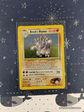 Vintage Rare Brock's Rhydon 2/132 Gym Heroes Holographic Pokemon Card - VG