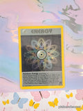 Vintage Rare Rainbow Energy 17/82 Team Rocket Holographic Pokemon Card - MP/Creased