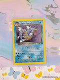 Vintage Rare Dark Gyarados 8/82 Team Rocket Holographic Pokemon Card - VG
