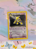 Vintage Rare Dark Alakazam 1/82 Team Rocket Holographic Pokemon Card - NM