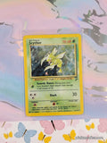 Vintage Rare Scyther 17/130 Base Set 2 Holographic Pokemon Card - VG