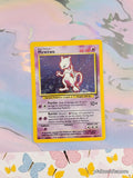 Vintage Rare Mewtwo 10/130 Base Set 2 Holographic Pokemon Card - VG