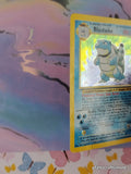 Vintage Rare Blastoise 2/130 Base Set 2 Holographic Pokemon Card - MP/Creased