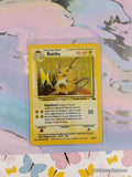 Vintage Rare Raichu 14/62 Fossil Holographic Pokemon Card - VG