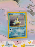 Vintage Rare Lapras 10/62 Fossil Holographic Pokemon Card - VG