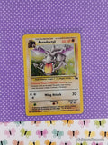 Vintage Rare Aerodactyl 1/62 Fossil Holographic Pokemon Card - NM