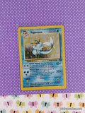 Vintage Rare Vaporeon 12/64 Jungle Holographic Pokemon Card - VG