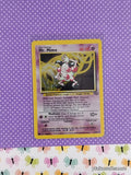 Vintage Rare Mr. Mime 6/64 Jungle Holographic Pokemon Card - LP