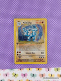 Vintage Rare 1st Edition Machamp 8/102 Base Set Holographic Pokemon Card - VG