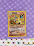 Vintage Rare Charizard 4/102 Base Set Holographic Pokemon Card - LP