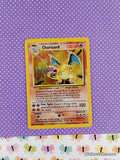 Vintage Rare Charizard 4/102 Base Set Holographic Pokemon Card - LP
