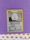Vintage Rare Chansey 3/102 Base Set Holographic Pokemon Card - VG