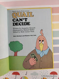 Vintage 1977 Quail Can't Decide Sweet Pickles Hardcover